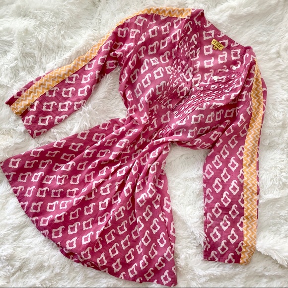 Roberta Roller Rabbit Dresses & Skirts - Roberta Roller Rabbit Pink Pattern Dress